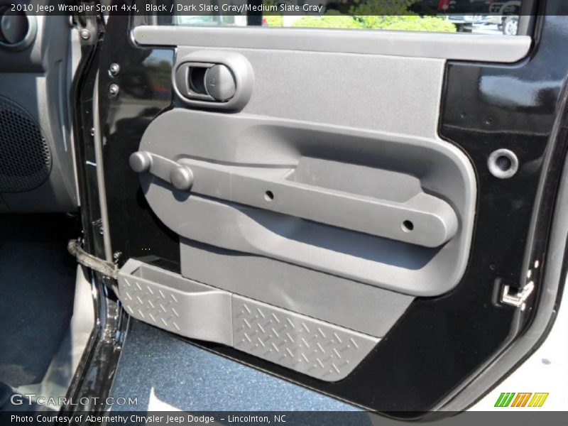 Black / Dark Slate Gray/Medium Slate Gray 2010 Jeep Wrangler Sport 4x4