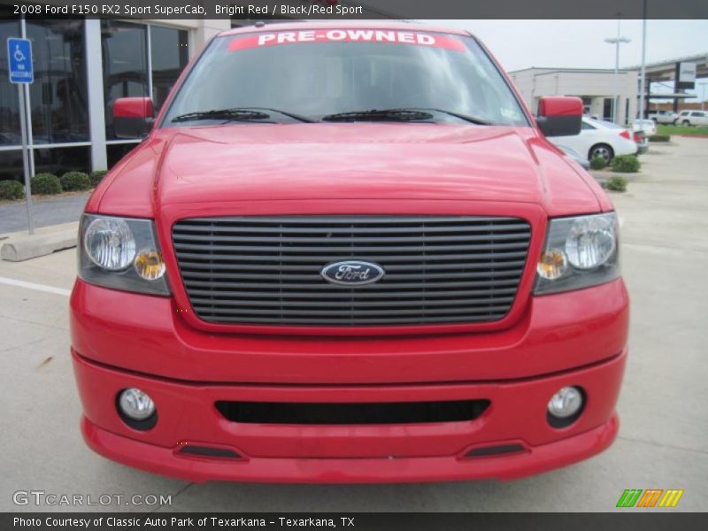 Bright Red / Black/Red Sport 2008 Ford F150 FX2 Sport SuperCab
