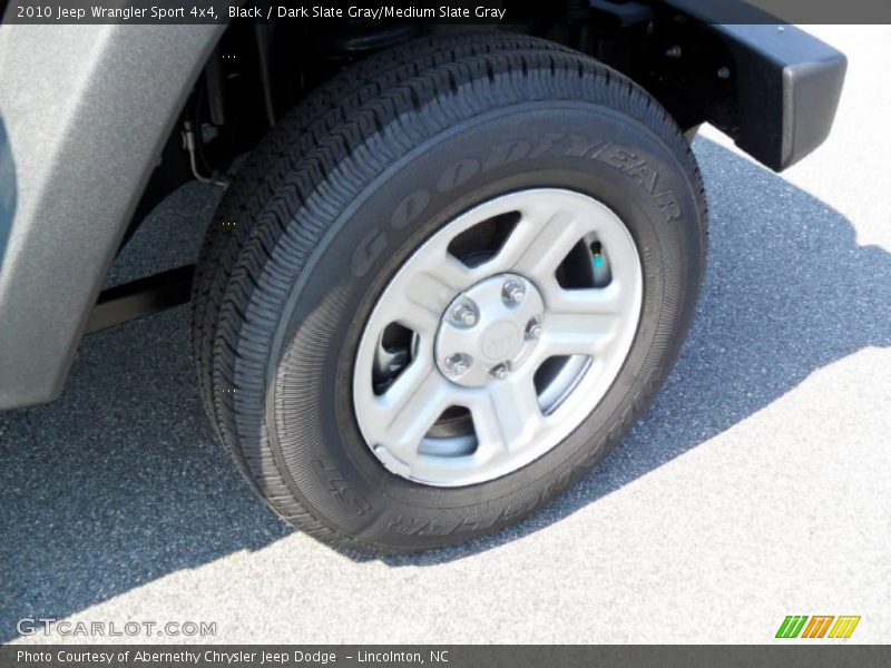 Black / Dark Slate Gray/Medium Slate Gray 2010 Jeep Wrangler Sport 4x4