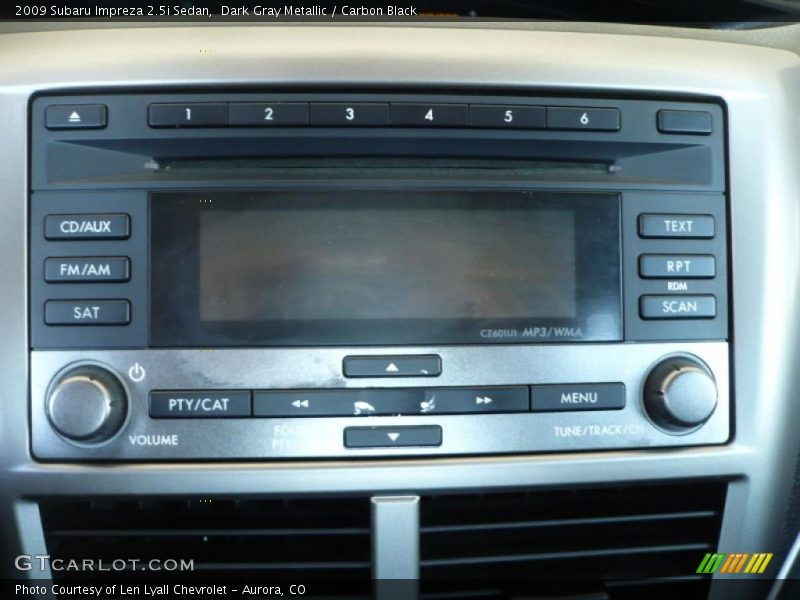 Dark Gray Metallic / Carbon Black 2009 Subaru Impreza 2.5i Sedan
