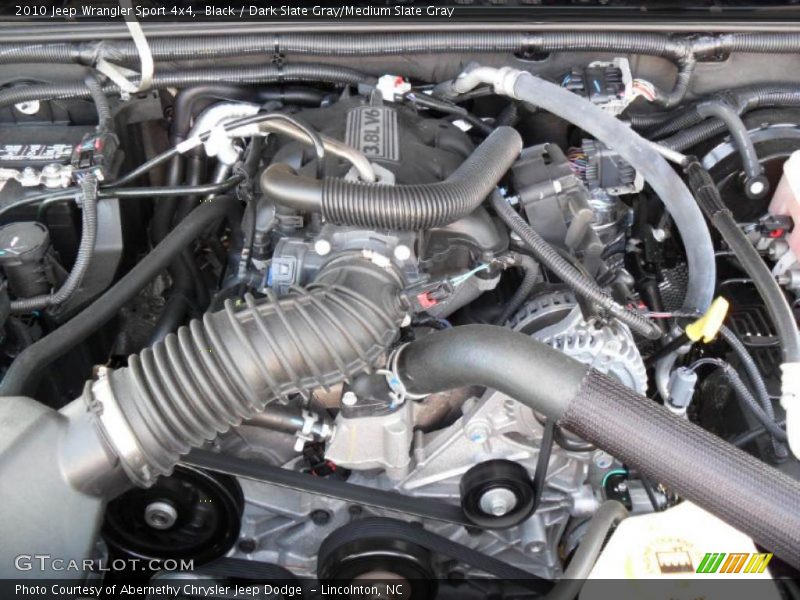 Black / Dark Slate Gray/Medium Slate Gray 2010 Jeep Wrangler Sport 4x4