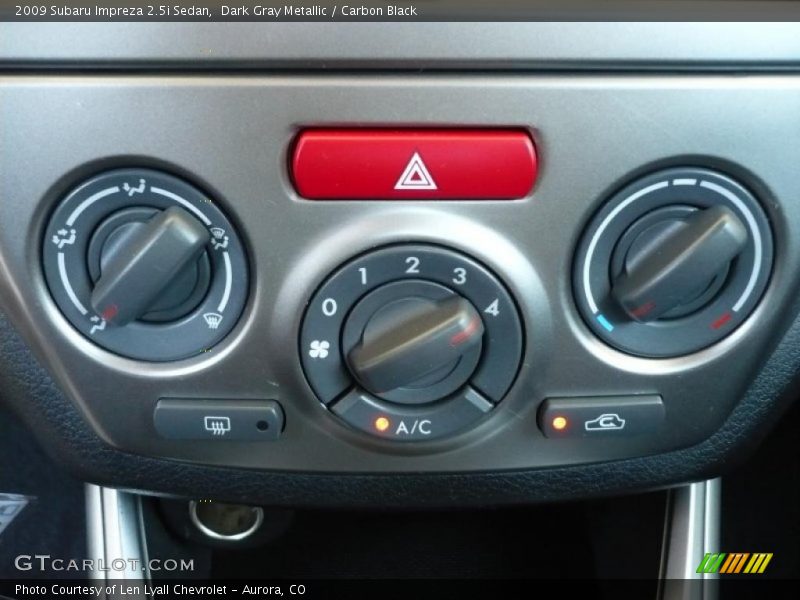 Dark Gray Metallic / Carbon Black 2009 Subaru Impreza 2.5i Sedan