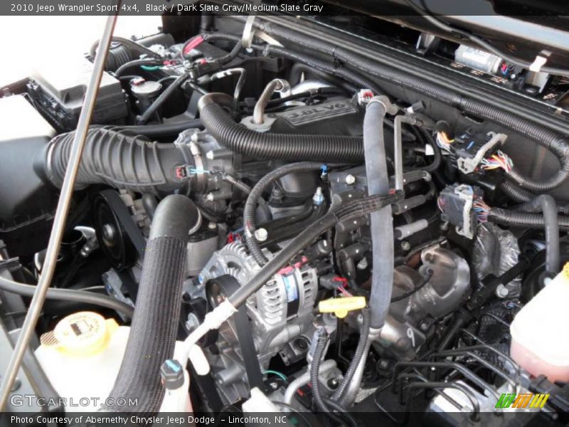 Black / Dark Slate Gray/Medium Slate Gray 2010 Jeep Wrangler Sport 4x4