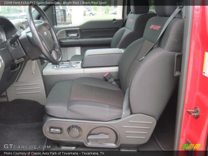 Bright Red / Black/Red Sport 2008 Ford F150 FX2 Sport SuperCab