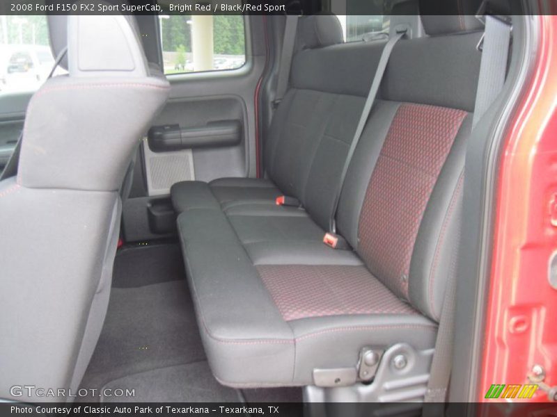 Bright Red / Black/Red Sport 2008 Ford F150 FX2 Sport SuperCab