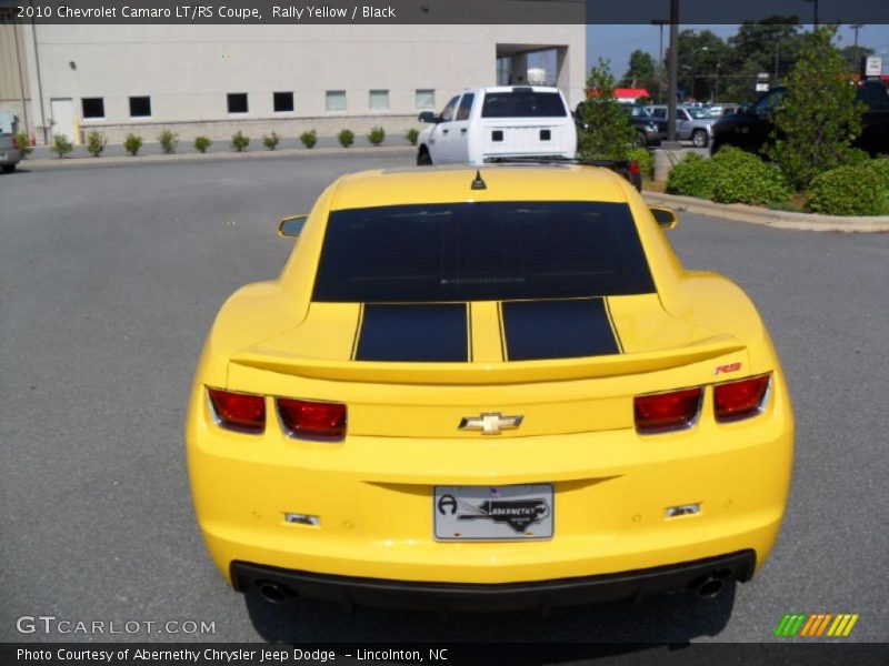Rally Yellow / Black 2010 Chevrolet Camaro LT/RS Coupe