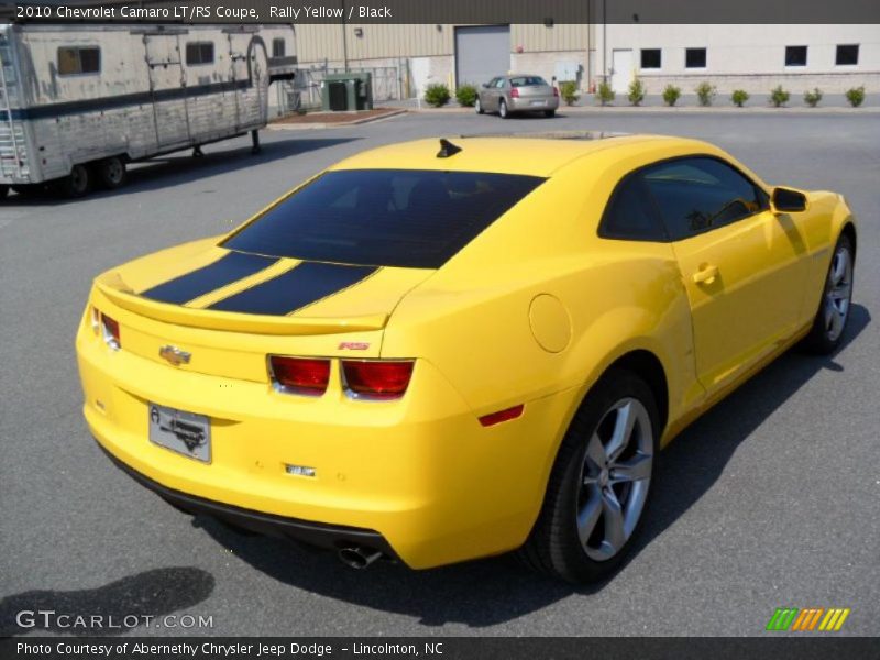 Rally Yellow / Black 2010 Chevrolet Camaro LT/RS Coupe
