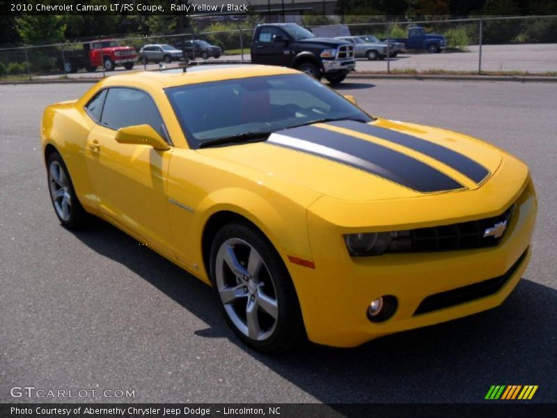 Rally Yellow / Black 2010 Chevrolet Camaro LT/RS Coupe