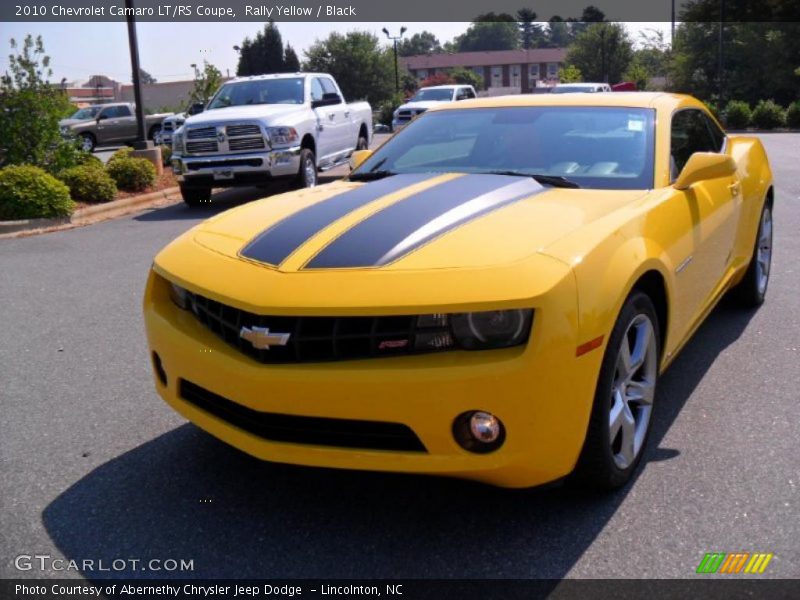 Rally Yellow / Black 2010 Chevrolet Camaro LT/RS Coupe