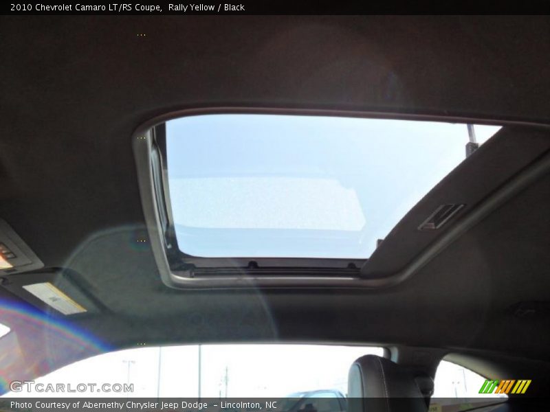 Rally Yellow / Black 2010 Chevrolet Camaro LT/RS Coupe
