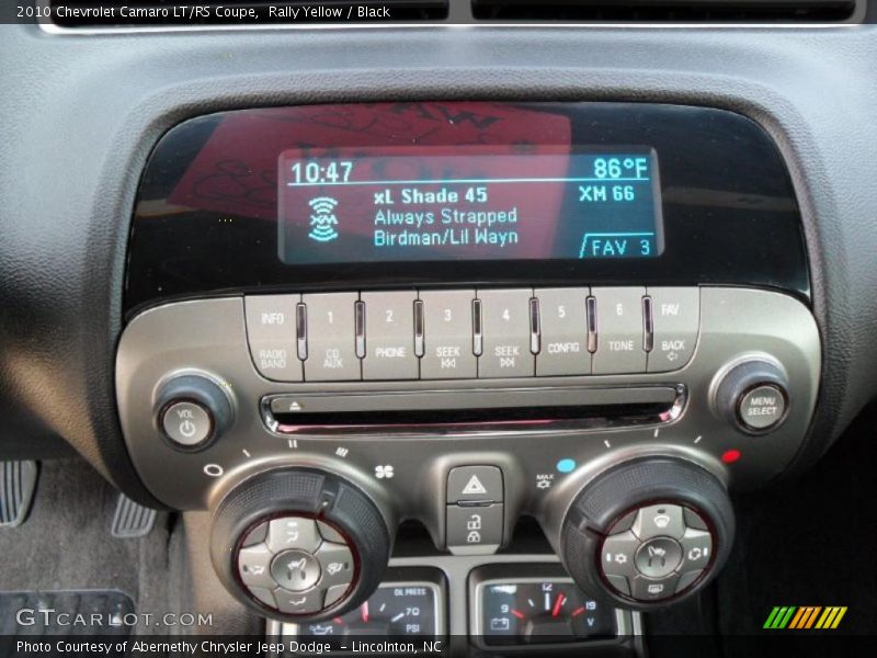 Rally Yellow / Black 2010 Chevrolet Camaro LT/RS Coupe
