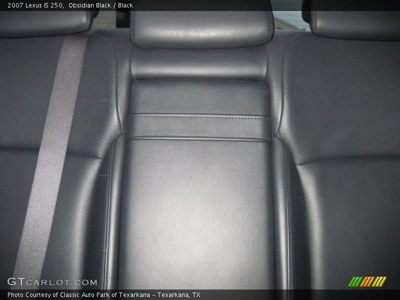 Obsidian Black / Black 2007 Lexus IS 250