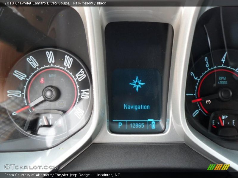 Rally Yellow / Black 2010 Chevrolet Camaro LT/RS Coupe