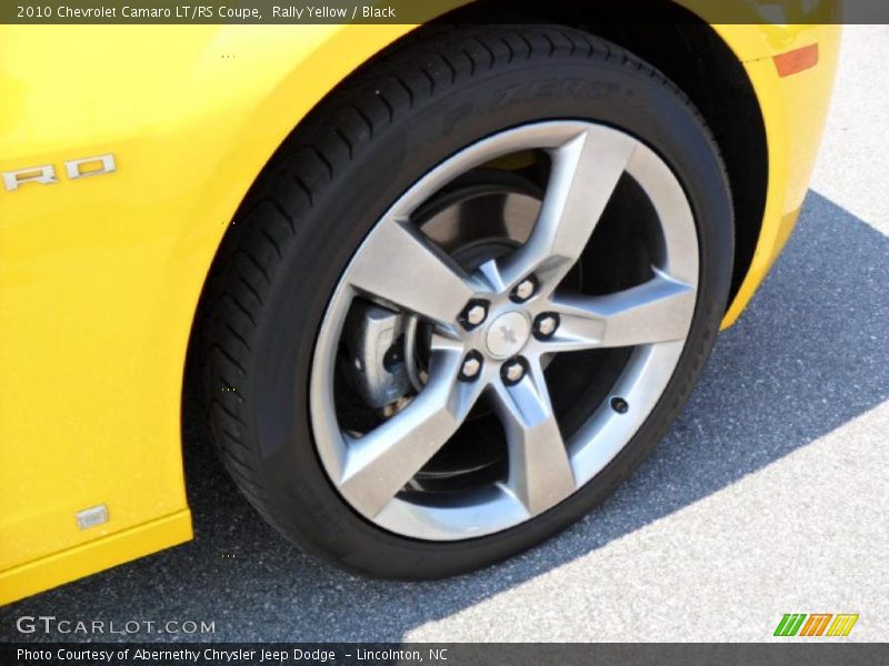 Rally Yellow / Black 2010 Chevrolet Camaro LT/RS Coupe