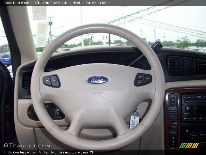 True Blue Metallic / Medium Parchment Beige 2002 Ford Windstar SEL