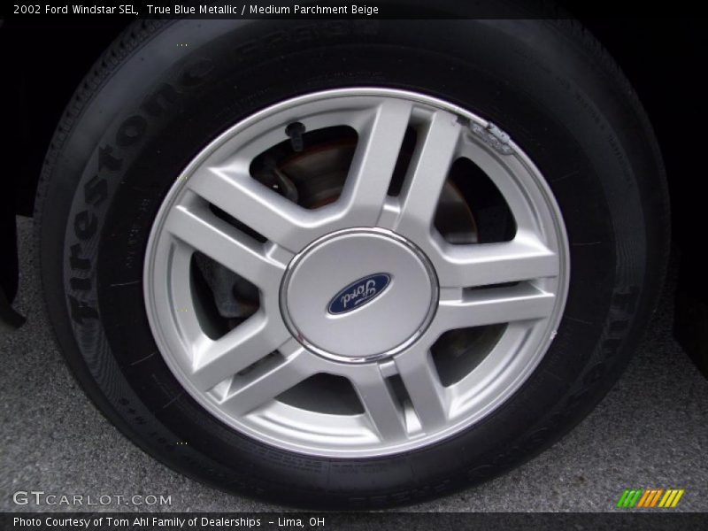 True Blue Metallic / Medium Parchment Beige 2002 Ford Windstar SEL