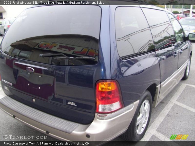 True Blue Metallic / Medium Parchment Beige 2002 Ford Windstar SEL