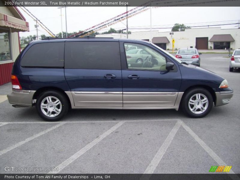 True Blue Metallic / Medium Parchment Beige 2002 Ford Windstar SEL