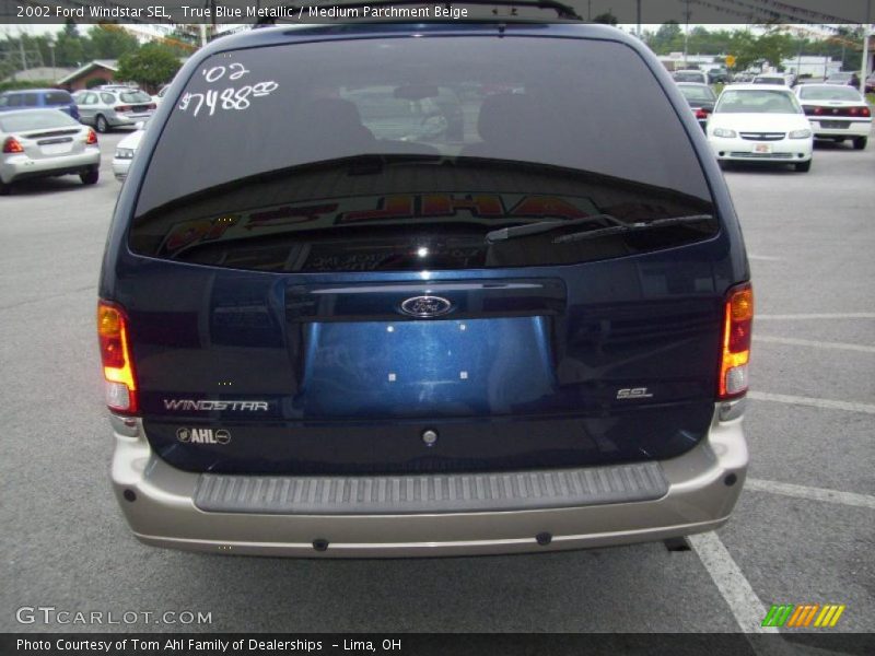 True Blue Metallic / Medium Parchment Beige 2002 Ford Windstar SEL