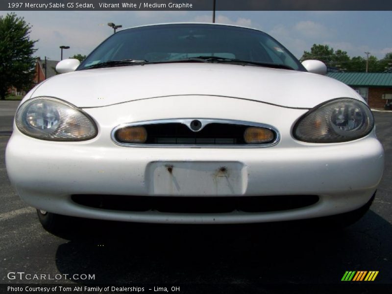 Vibrant White / Medium Graphite 1997 Mercury Sable GS Sedan