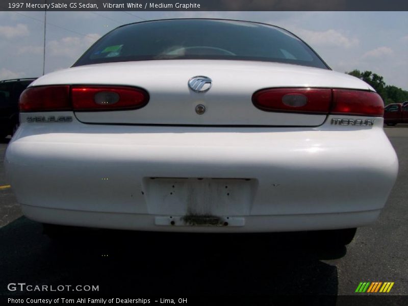 Vibrant White / Medium Graphite 1997 Mercury Sable GS Sedan