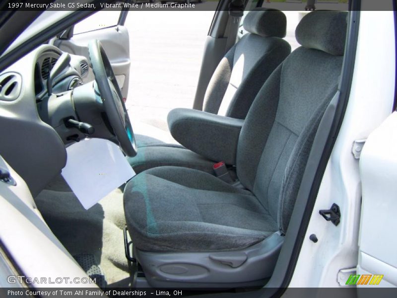 Vibrant White / Medium Graphite 1997 Mercury Sable GS Sedan