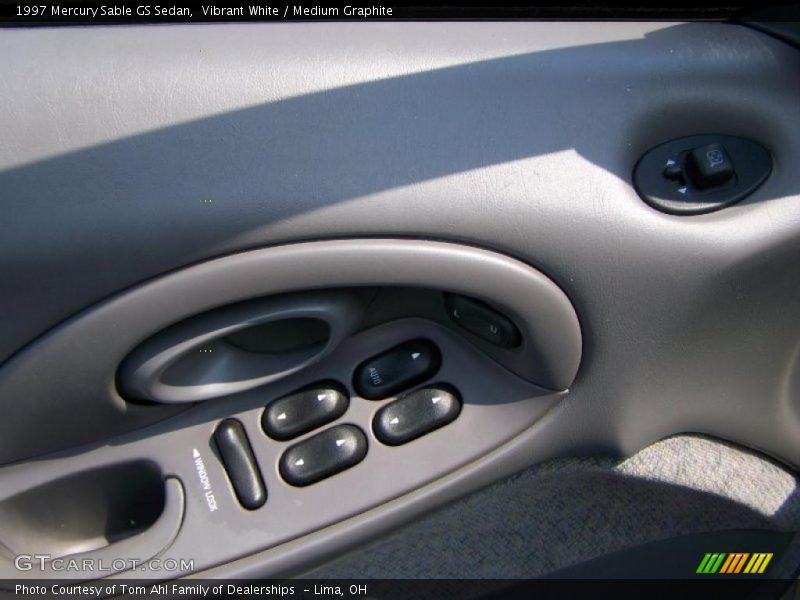 Vibrant White / Medium Graphite 1997 Mercury Sable GS Sedan