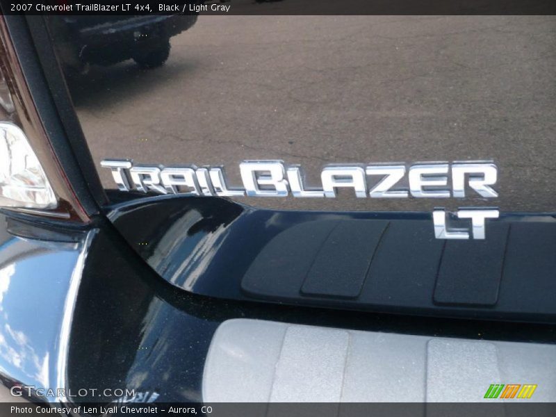 Black / Light Gray 2007 Chevrolet TrailBlazer LT 4x4