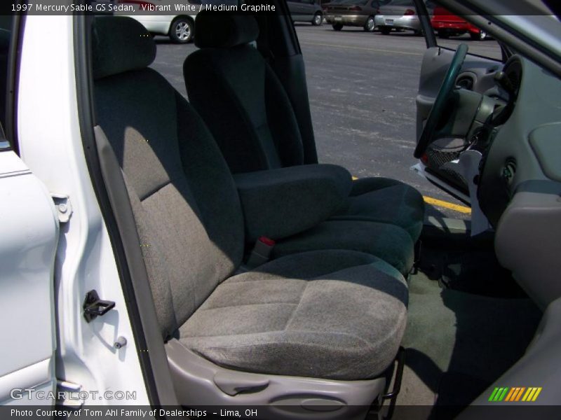 Vibrant White / Medium Graphite 1997 Mercury Sable GS Sedan