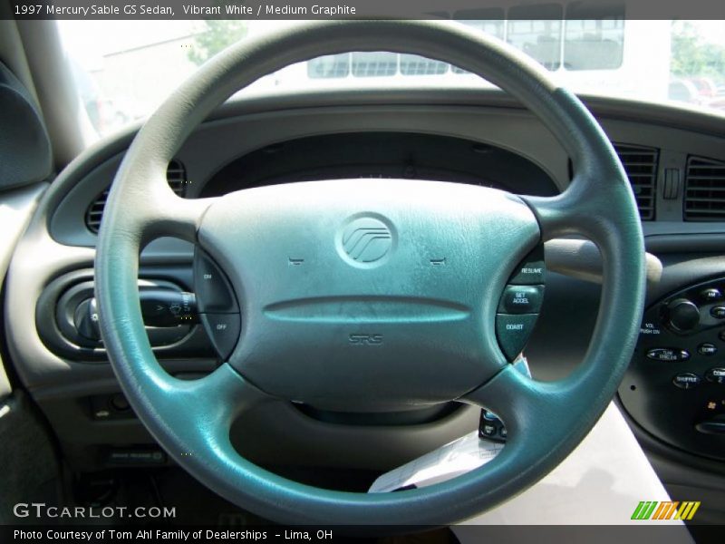 Vibrant White / Medium Graphite 1997 Mercury Sable GS Sedan