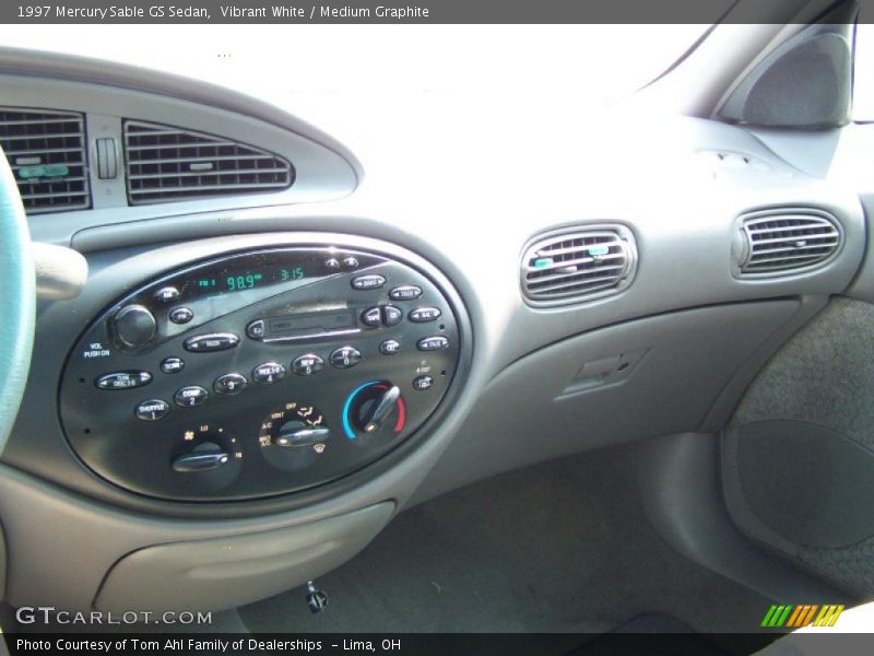 Vibrant White / Medium Graphite 1997 Mercury Sable GS Sedan