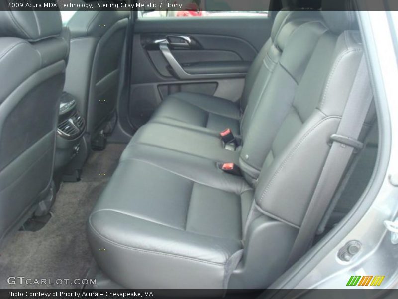 Sterling Gray Metallic / Ebony 2009 Acura MDX Technology
