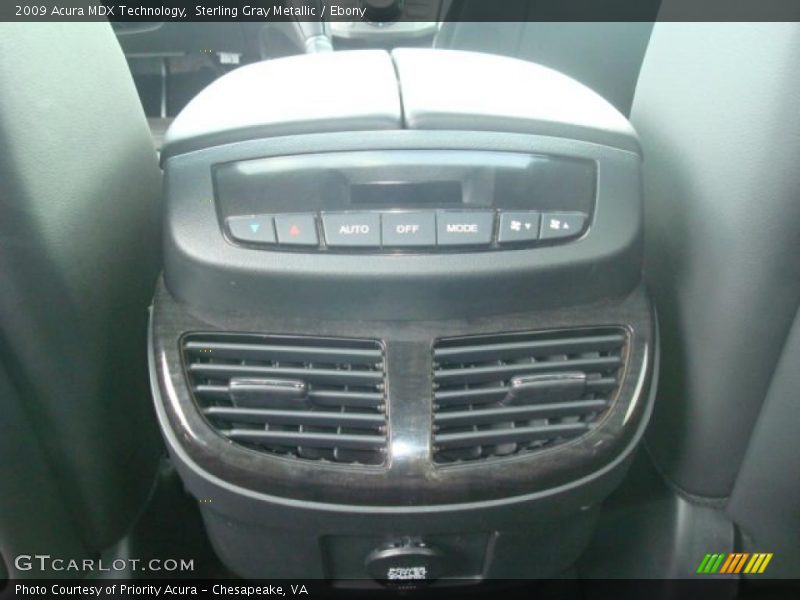 Sterling Gray Metallic / Ebony 2009 Acura MDX Technology