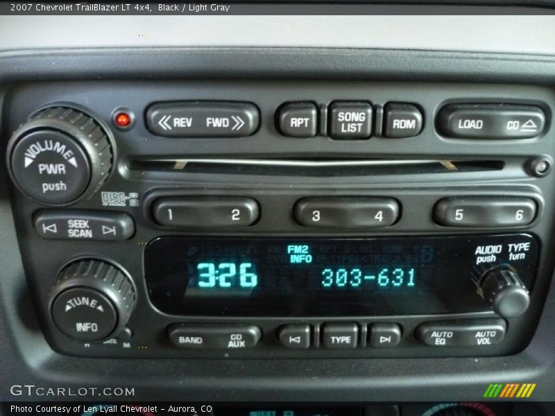 Black / Light Gray 2007 Chevrolet TrailBlazer LT 4x4