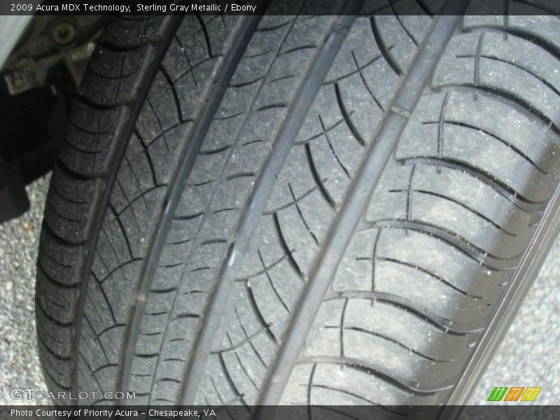 Sterling Gray Metallic / Ebony 2009 Acura MDX Technology