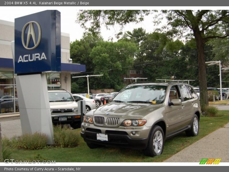 Kalahari Beige Metallic / Beige 2004 BMW X5 4.4i