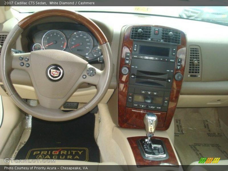 White Diamond / Cashmere 2007 Cadillac CTS Sedan