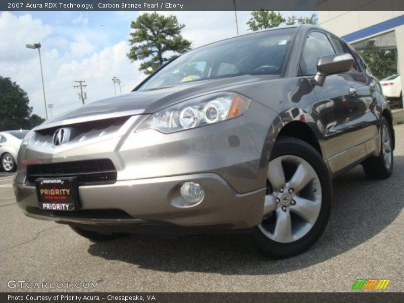 Carbon Bronze Pearl / Ebony 2007 Acura RDX Technology