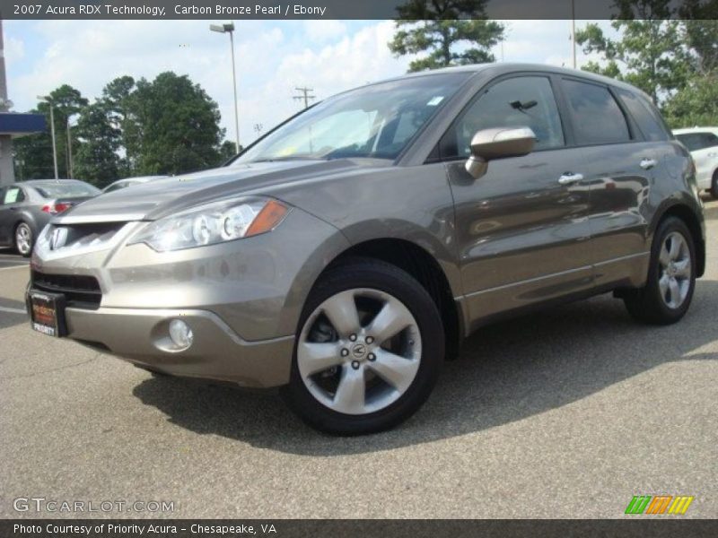 Carbon Bronze Pearl / Ebony 2007 Acura RDX Technology