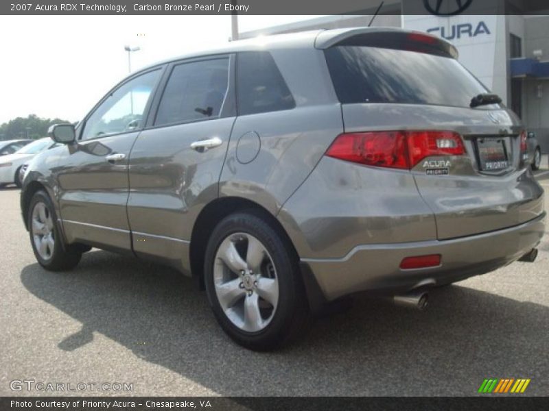 Carbon Bronze Pearl / Ebony 2007 Acura RDX Technology