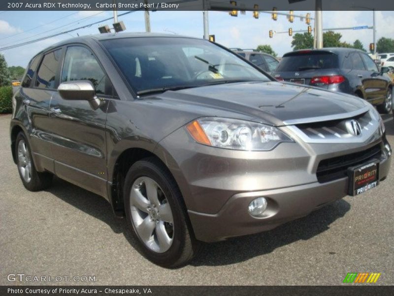 Carbon Bronze Pearl / Ebony 2007 Acura RDX Technology