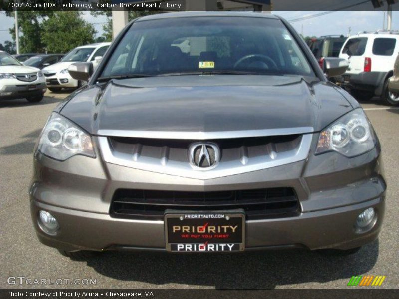 Carbon Bronze Pearl / Ebony 2007 Acura RDX Technology