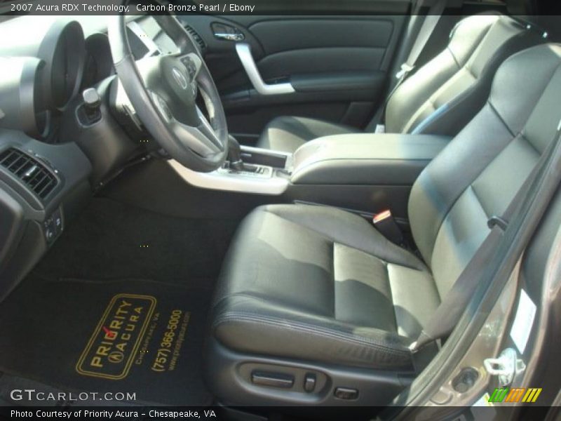Carbon Bronze Pearl / Ebony 2007 Acura RDX Technology