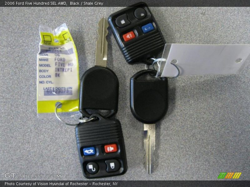 Black / Shale Grey 2006 Ford Five Hundred SEL AWD