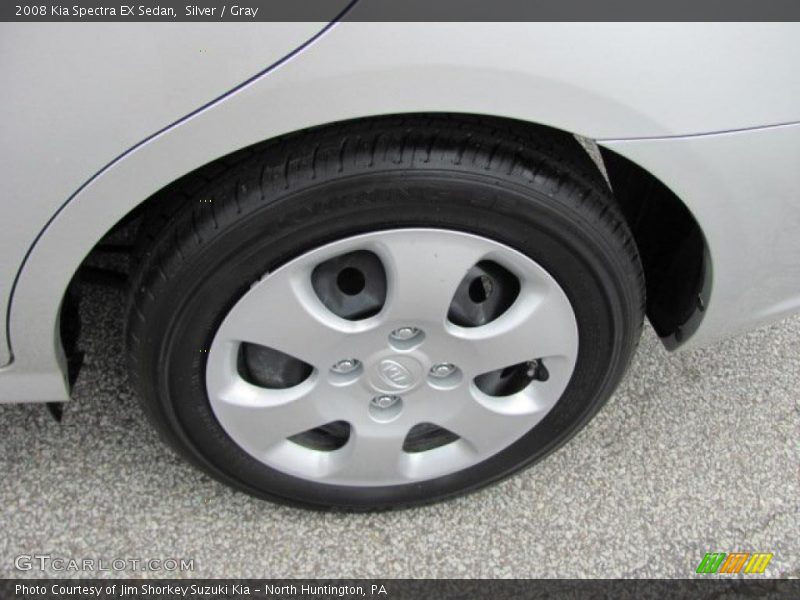 Silver / Gray 2008 Kia Spectra EX Sedan