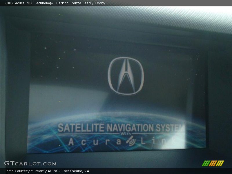 Carbon Bronze Pearl / Ebony 2007 Acura RDX Technology