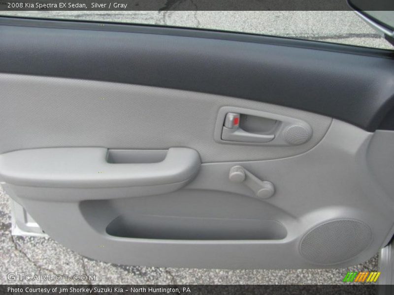 Silver / Gray 2008 Kia Spectra EX Sedan