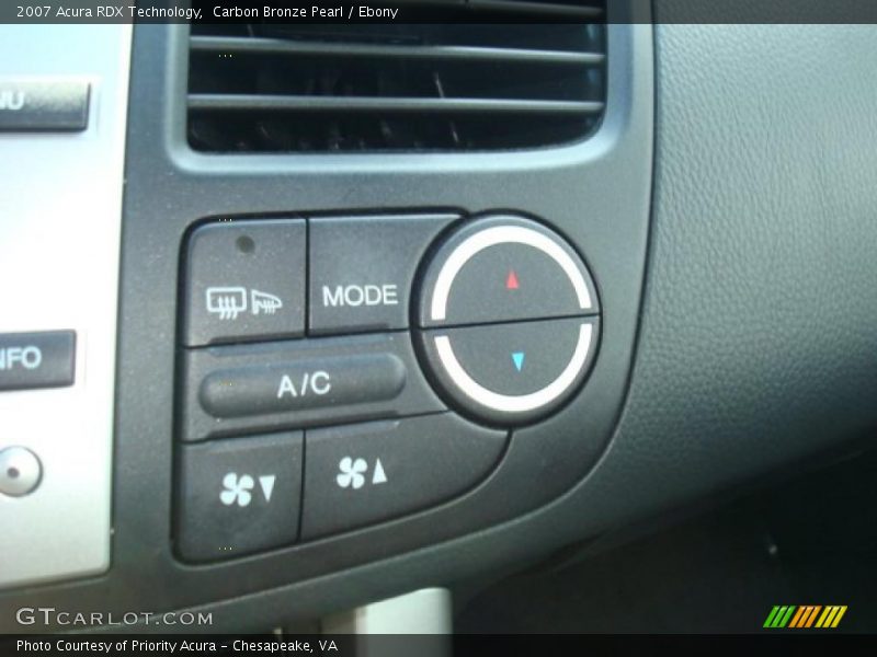 Carbon Bronze Pearl / Ebony 2007 Acura RDX Technology