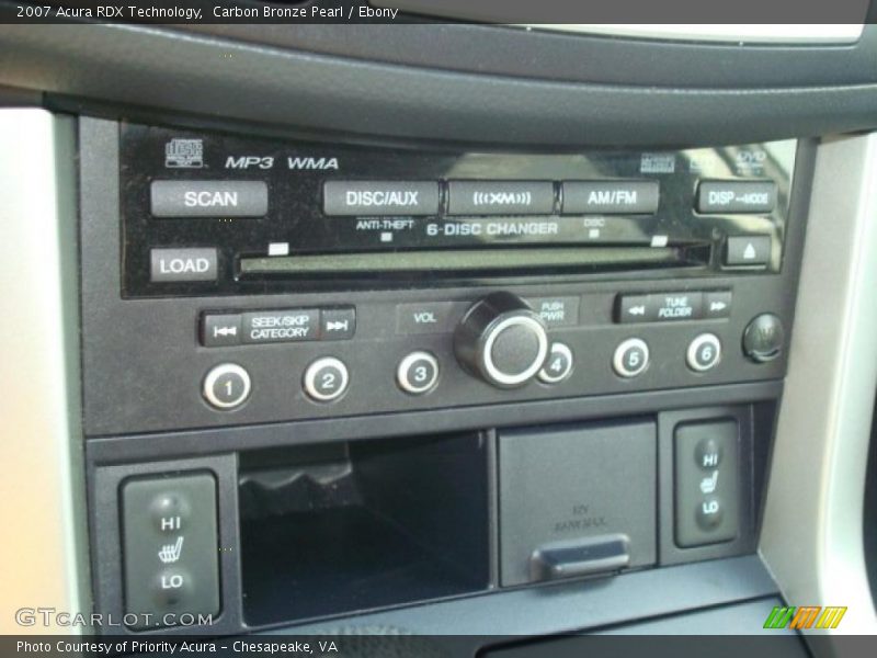 Carbon Bronze Pearl / Ebony 2007 Acura RDX Technology