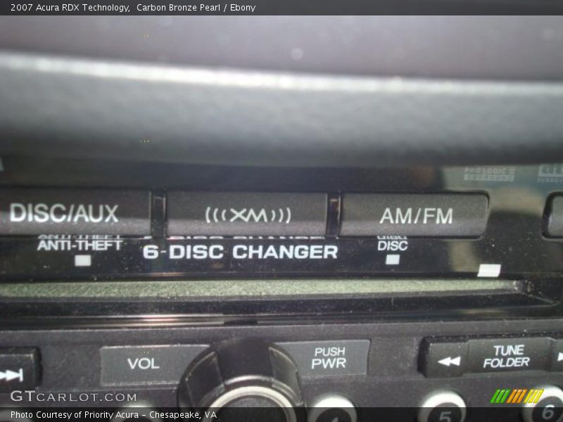 Carbon Bronze Pearl / Ebony 2007 Acura RDX Technology